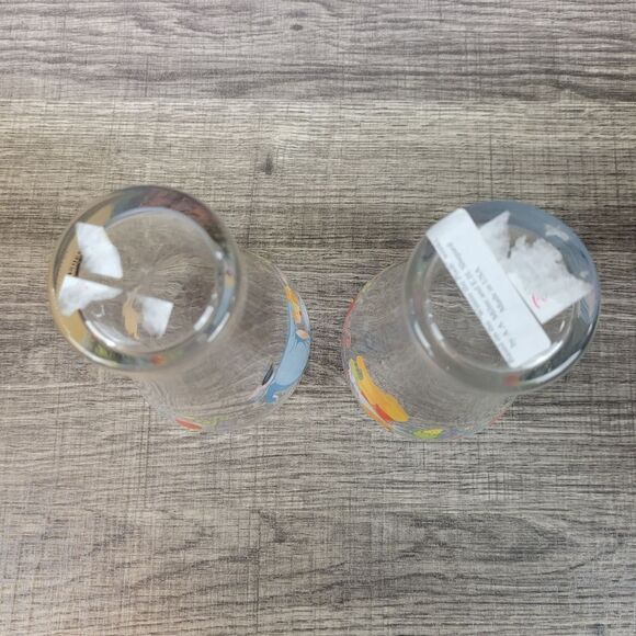 Disney Winnie The Pooh And Eeyore‎ Bell Shape Drinking Glass Set - Picture 9 of 9